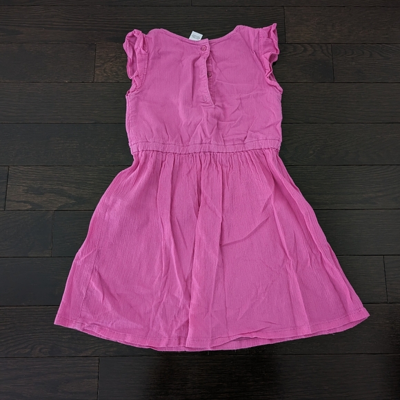 sz:5 Carter's girls magenta floral summer dress - Picture 3 of 5
